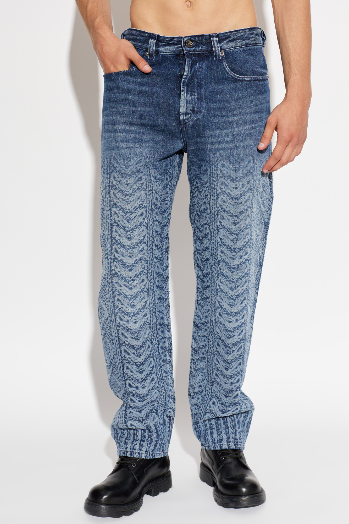 W*D様 GRANCY denim pants design shoulder Diesel 